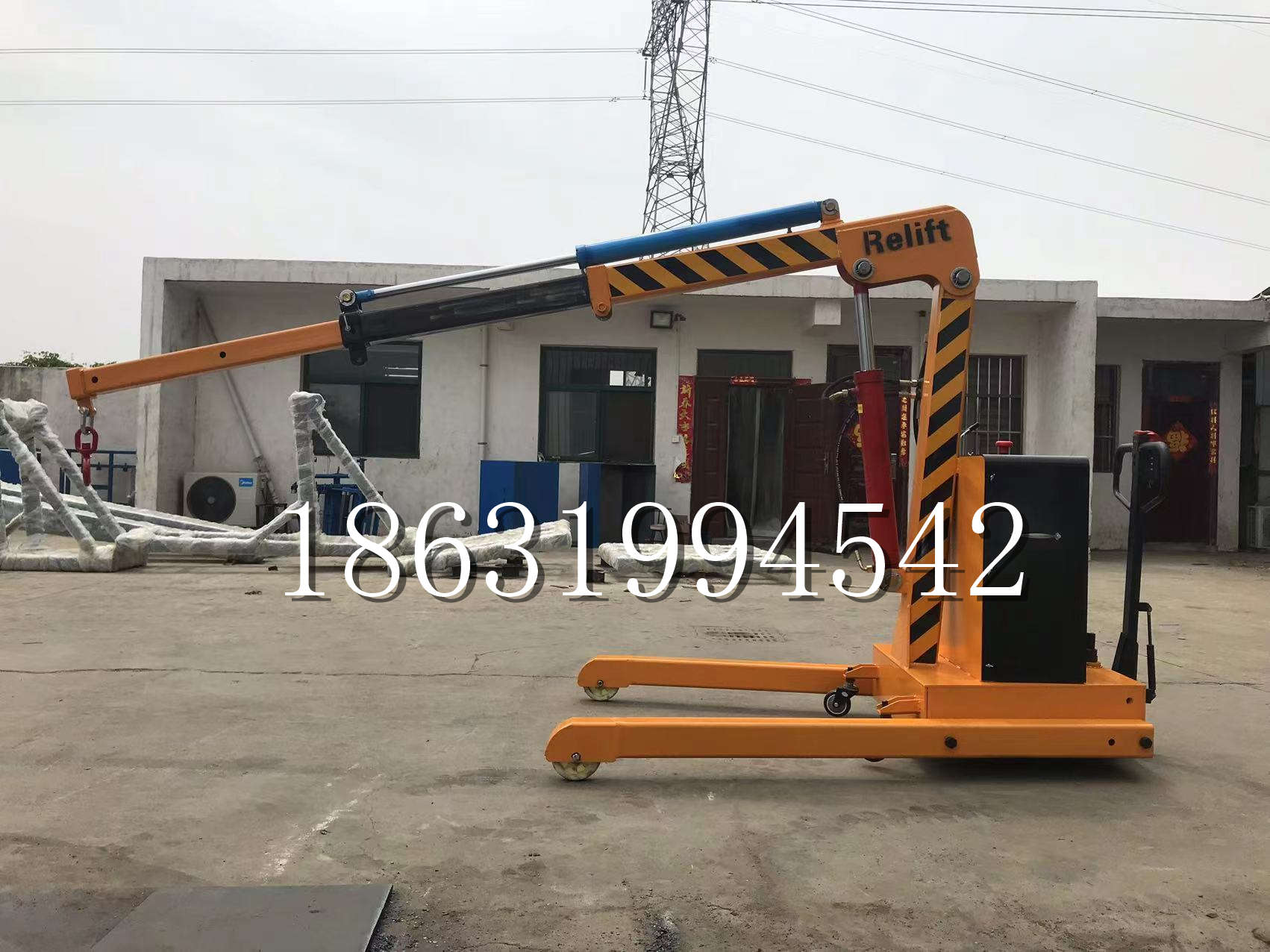 乌拉特后旗久征定做3吨三轮随车吊 农用园林绿化移树吊 平板工程用小吊机