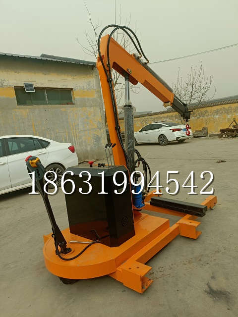 乌拉特后旗自卸车厢随车吊 自制轮式四不像起重机 四驱平板吊 5吨 贵盛